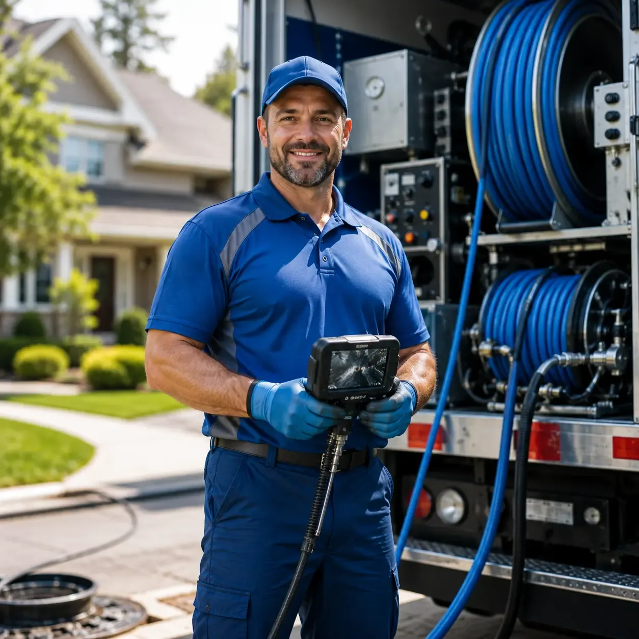 Local outdoor drain cleaning specialists in Strong, ME